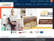 Tablet Screenshot of jasnycel.pl